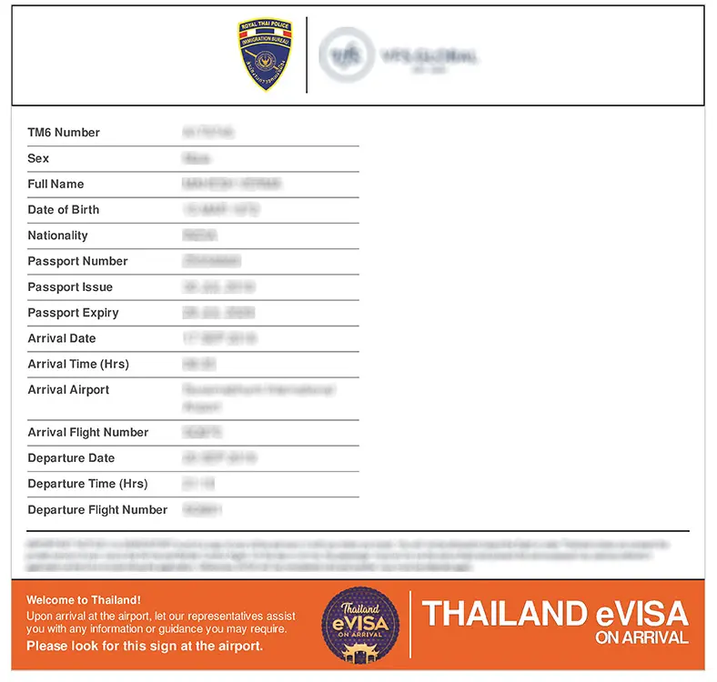 eVisa Application